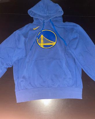 felpa golden state warriors blu
