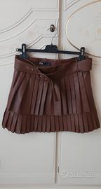 minigonna in ecopelle 