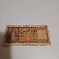 Cinquecento lire di carta 1947 rarissime