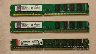 RAM Kingston DDR3 240 pin 2GB + 2GB + 4GB (8GB)