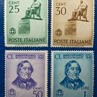 REGNO 1942 150º anniv. nascita Gioacchino Rossini