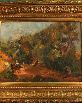 LUIGI CRISCONIO - " Ritorno dai campi" olio/tavola