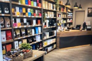 Negozio caffè e sigarette elettroniche