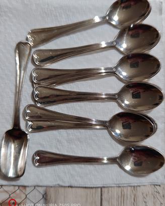 12 cucchiaini in argento placcato