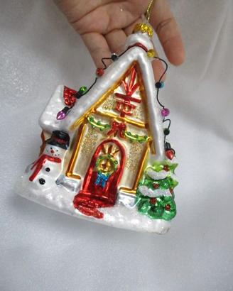 Addobbo per albero di Natale in vetro soffiato