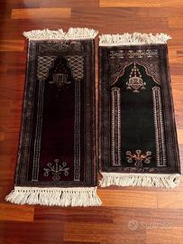 Tappeti piccoli da preghiera in lana