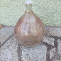 Damigiana in vetro arredamento vintage idea luci