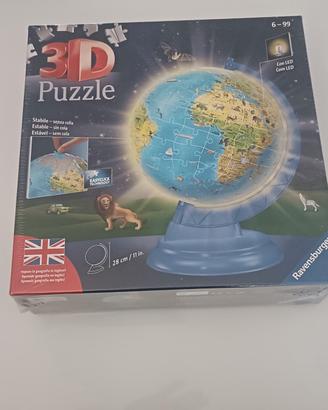 puzzle mappamondo.