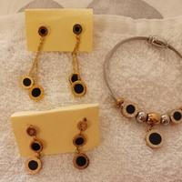 Bracciale Charms Swarovski + Orecchini - Nuovi