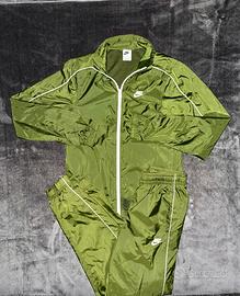 Tuta Nike Verde Acetata Y2K Vintage Originale