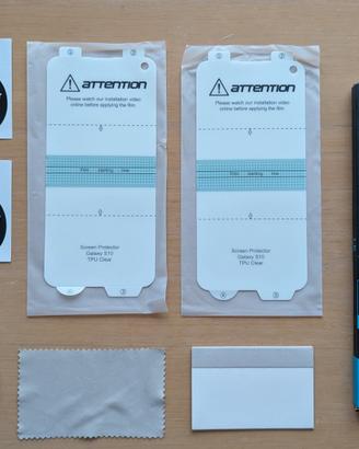 Samsung S10 - 2 pellicole proteggi schermo TPU