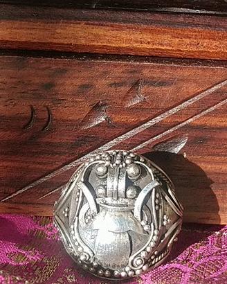 Anello Bali Barong argento 925