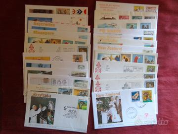 FDC, 24 buste della Città del Vaticano