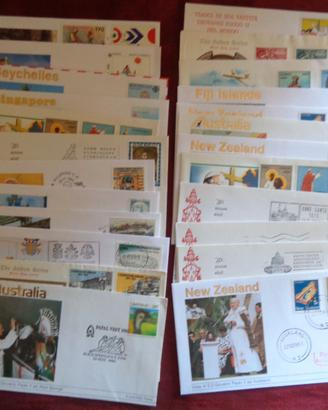 FDC, 24 buste della Città del Vaticano