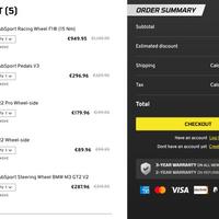 Fanatec Clubsport F1 + Volante V2 M3 + Qr2 Pro