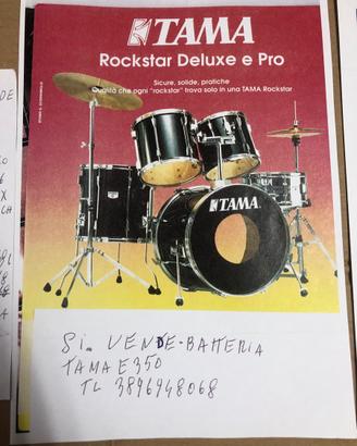 batteria tama rockstar deluxe e pro