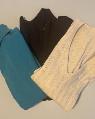 3 Maglioni Donna 100% Cashmere
