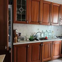 Cucina lineare classica in legno