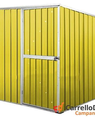 Box da giardino lamiera 175x185cm giallo