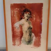 Renzo Vespignani, litografia a colori del 1959