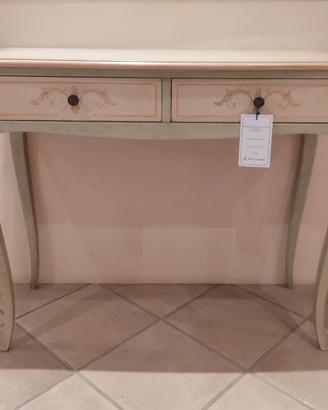 Consolle in legno decorata