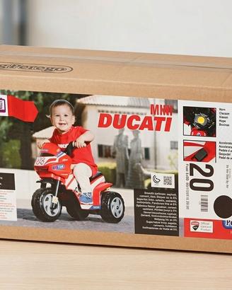 Moto Elettrica Peg Perego Mini Ducati –MAI MONTATA