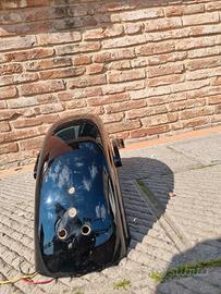 Parafango posteriore custom +buckhorn 
