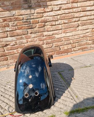 Parafango posteriore custom +buckhorn 