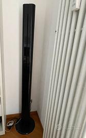 Piantana Artemide Megatron laccata nero anni 80