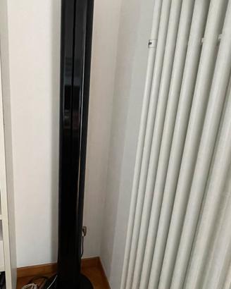 Piantana Artemide Megatron laccata nero anni 80