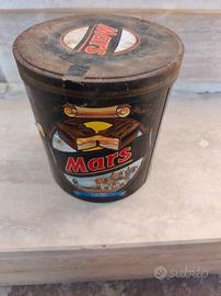 Scatola di latta vintage Mars (1990)