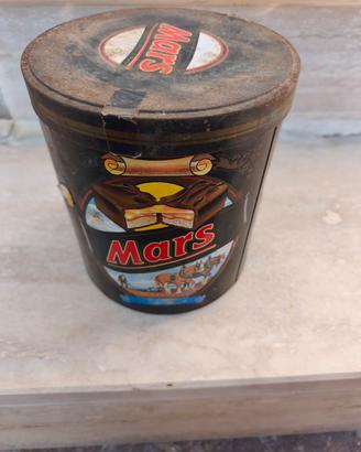 Scatola di latta vintage Mars (1990)