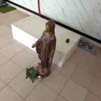 statua madonna in bronzo 60 cm