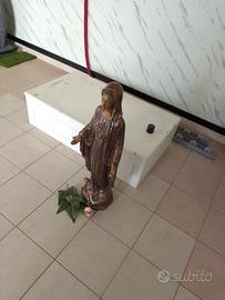 statua madonna in bronzo 60 cm
