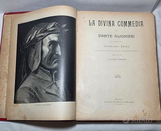 LA DIVINA COMMEDIA Dante Alighieri Illustrata 1906