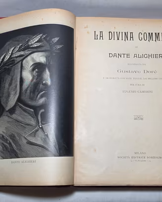 LA DIVINA COMMEDIA Dante Alighieri Illustrata 1906