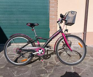 bici bambina B'TWIN Poply 500 24"