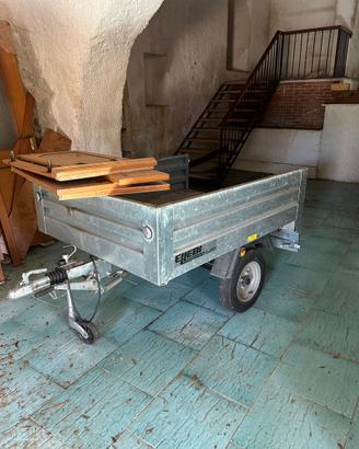 Carrello con appendice auto