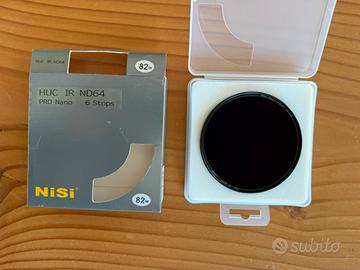 Filtro HUC IR ND64 Pro Nano 6 stops NISI 82mm