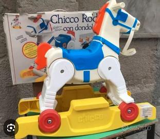 Cavallo a dondolo chicco rodeo
