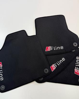 Tappetini auto Audi A3 2003-2013 Sline in velluto