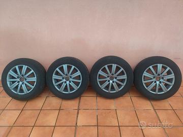 Cerchi in lega 15" originali VW Golf 6 + Gomme
