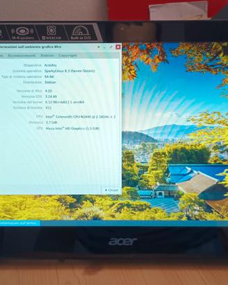 Acer all in one 4gb SSD 