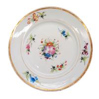 PIATTO PORCELLANA VECCHIA PARIGI, XIX