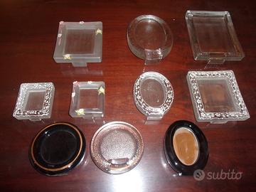 Collezione portafoto in vetro Murano rari