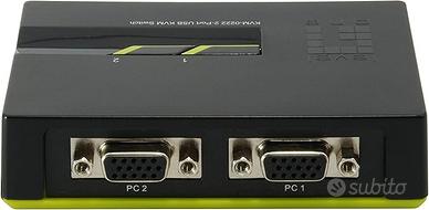LevelOne KVM-0222 switch per keyboard-video-mouse