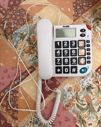 Telefono fisso con tasti grandi – ideale per anzia