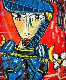 Ritratti, pupi siciliani dipinti sulla sicilia