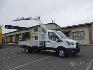 FORD Transit KM 0 RIBALTABILE + GRU PRONTA CONSE