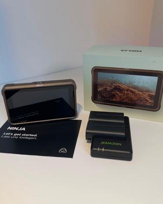 Atomos Ninja 5.2 HDR + 2 Batterie Neewer Caricator